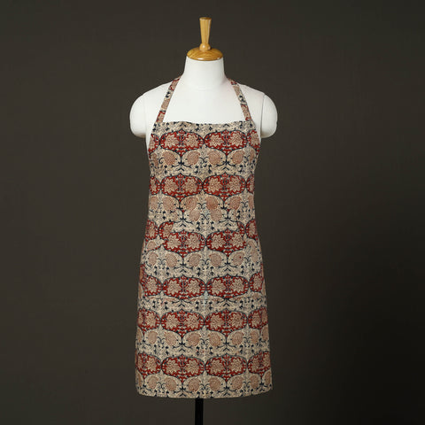 Multicolor - kalamkari cotton apron with pocket 53