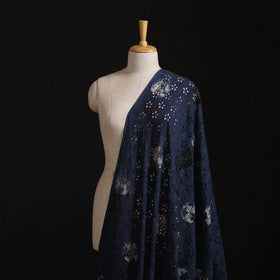 Natural Dyed Ajrakh Hand Block Print Cotton Hakoba Fabric 41