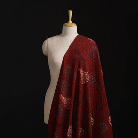 Natural Dyed Ajrakh Hand Block Print Cotton Hakoba Fabric 42