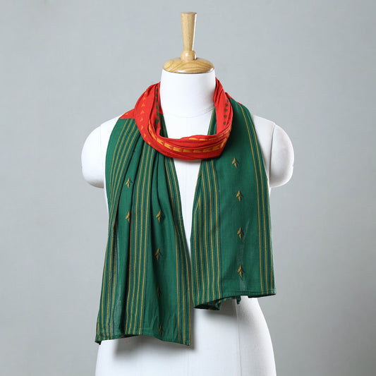 Multicolor - Jacquard Patchwork Cotton Stole 05