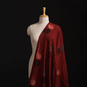 Natural Dyed Ajrakh Hand Block Print Cotton Hakoba Fabric 44