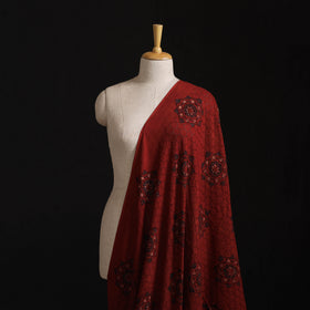 Natural Dyed Ajrakh Hand Block Print Cotton Hakoba Fabric 45