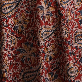Pedana Hand Block Printed Natural Dyed Cotton Kalamkari Fabric 06