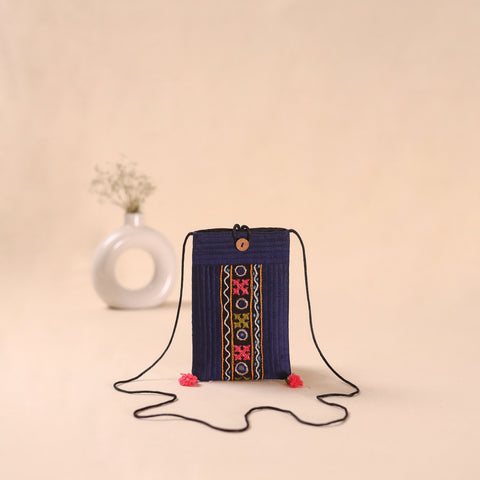 Kutch Hand Embroidery Mobile Sling Bag 21