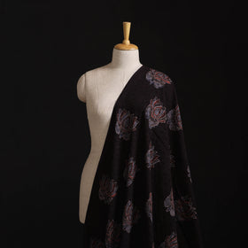 Natural Dyed Ajrakh Hand Block Print Cotton Hakoba Fabric 48