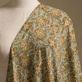 Pedana Hand Block Printed Natural Dyed Cotton Kalamkari Fabric 07