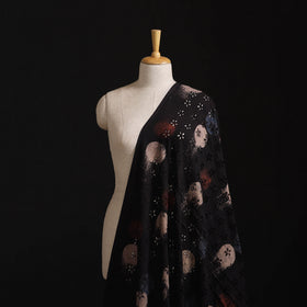 Natural Dyed Ajrakh Hand Block Print Cotton Hakoba Fabric 51
