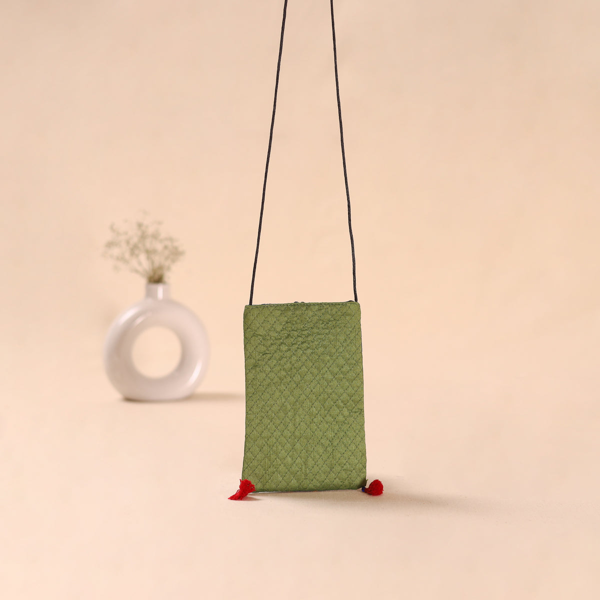 Kutch Hand Embroidery Mobile Sling Bag 23