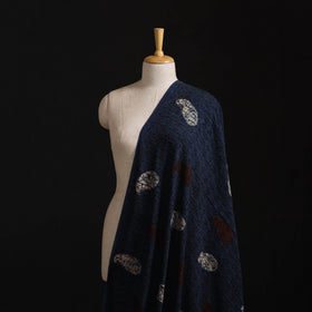 Natural Dyed Ajrakh Hand Block Print Cotton Hakoba Fabric 56