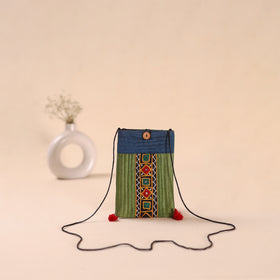 Kutch Hand Embroidery Mobile Sling Bag 23