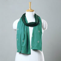 Green - Jacquard Patchwork Cotton Stole 16