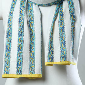  Sanganeri Block Printed Cotton Stole 26 at iTokri.com