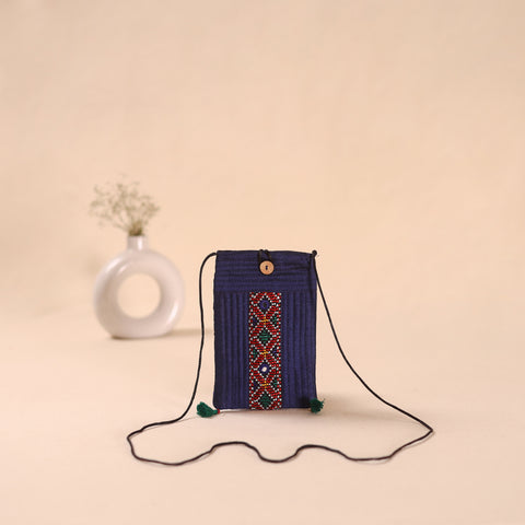 Kutch Hand Embroidery Mobile Sling Bag 24