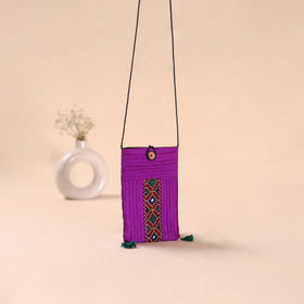 Kutch Hand Embroidery Mobile Sling Bag 26