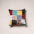 Handcrafted Patchwork Cushion Cover (16 x 16 in) 02