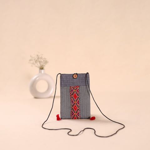 Kutch Hand Embroidery Mobile Sling Bag 27