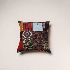 Handcrafted Patchwork Cushion Cover (16 x 16 in) 01