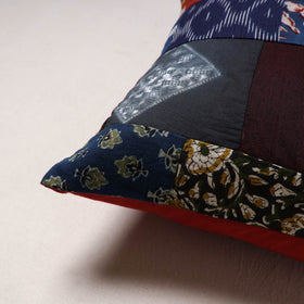 Handcrafted Patchwork Cushion Cover (16 x 16 in) 05