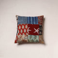 Handcrafted Patchwork Cushion Cover (16 x 16 in) 07