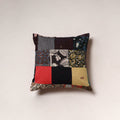 Handcrafted Patchwork Cushion Cover (16 x 16 in) 08