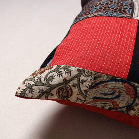 Handcrafted Patchwork Cushion Cover (16 x 16 in) 08