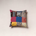 Handcrafted Patchwork Cushion Cover (16 x 16 in) 12