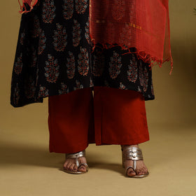 Buy Block Print Cotton Ajrakh Kurta Set with Dupatta 