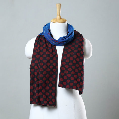 Multicolor - Jacquard Patchwork Cotton Stole 54