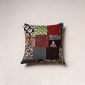 Handcrafted Patchwork Cushion Cover (16 x 16 in) 17