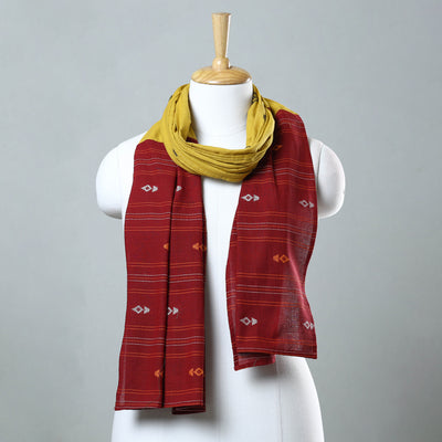 Multicolor - Jacquard Patchwork Cotton Stole 57