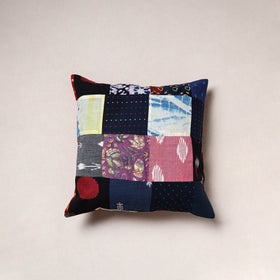 Handcrafted Patchwork Cushion Cover (16 x 16 in) 20