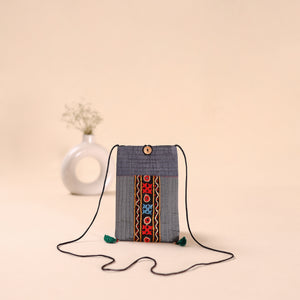 Kutch Hand Embroidery Mobile Sling Bag 37