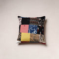 Handcrafted Patchwork Cushion Cover (16 x 16 in) 22