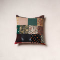Handcrafted Patchwork Cushion Cover (16 x 16 in) 23
