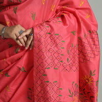 Kantha Embroidery Saree 