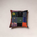 Handcrafted Patchwork Cushion Cover (16 x 16 in) 28