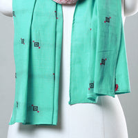 Multicolor - Jacquard Patchwork Cotton Stole 76