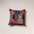 Handcrafted Patchwork Cushion Cover (16 x 16 in) 30