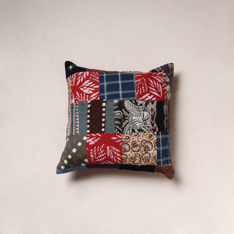 Handcrafted Patchwork Cushion Cover (16 x 16 in) 30