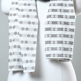 Multicolor - jacquard patchwork cotton stole 79