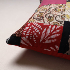 Handcrafted Patchwork Cushion Cover (16 x 16 in) 31