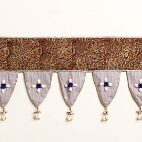 Handmade Shell Work Fabric Toran for Home Decor