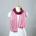 Multicolor - jacquard patchwork cotton stole 82