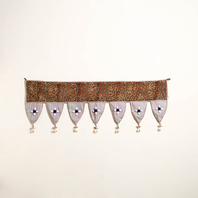 Handmade Shell Work Fabric Toran for Home Decor