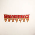 Handmade Shell Work Fabric Toran for Home Decor