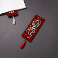 Handpainted Fabric Bookmark With Tassel 22