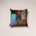 Handcrafted Patchwork Cushion Cover (16 x 16 in) 35