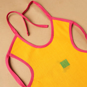 Yellow Handmade Cotton Baby Bib
