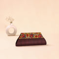 Srikalahasti Kalamkari Handpainted Clutch by Dwaraka Plus 01