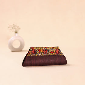 Srikalahasti Kalamkari Handpainted Clutch by Dwaraka Plus 01